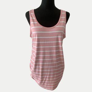 Time and Tru Striped Maternity Tank Top